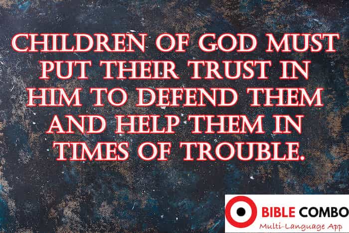 Children of God must put their trust